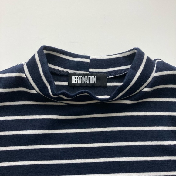 Reformation Mock Neck T-shirt Dress - Picture 6 of 10
